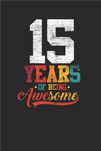 15 Years Of Being Awesome