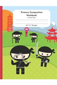 Primary Composition Notebook K-2 Story Paper 8.5 x 11 110 pages