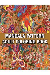 Mandala Pattern Adult Coloring Book