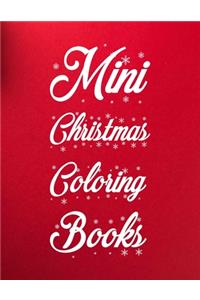 Mini Christmas Coloring Books