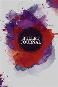 Bullet Journal: Awesome Designer Bullet Journal - 120-Page 1/2 Inch Dot Grid Trendy Pattern Notebook - 6 X 9 Perfect Bound Paperback