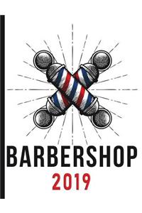 Barbershop - Barber Pole - Red, White, and Blue