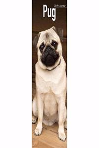 Pug Slim Calendar 2019