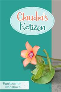 Claudia's Notizen Punktraster Notizbuch