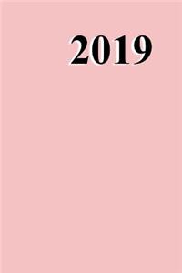 2019 Journal Baby Pink Color Simple Plain Baby Pink