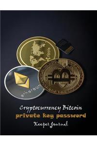 Cryptocurrency Bitcoin Private Key Password Keeper Journal