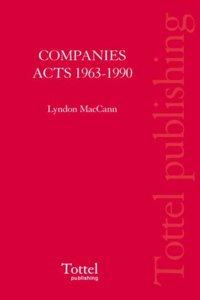 Companies Acts (1963-1990)