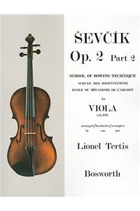 Sevcik for Viola: Op. 2, Part 2