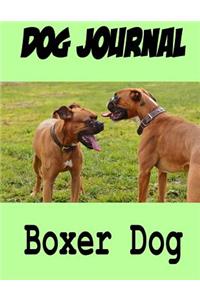 Dog Journal Boxer