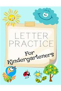 Letter Practice For Kindergarteners
