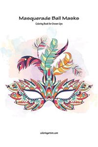 Masquerade Ball Masks Coloring Book for Grown-Ups 1