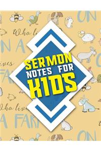 Sermon Notes for Kids