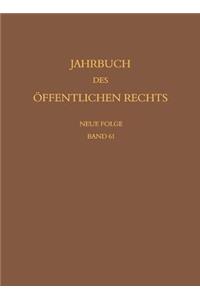 Jahrbuch Des Offentlichen Rechts Der Gegenwart. Neue Folge