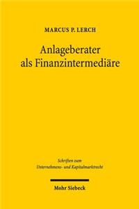 Anlageberater als Finanzintermediare