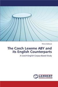 Czech Lexeme Aby and Its English Counterparts