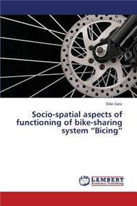 Socio-spatial aspects of functioning of bike-sharing system 