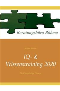 IQ- & Wissenstraining 2020