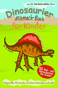 Dinosaurier Mitmach-Buch für Kinder