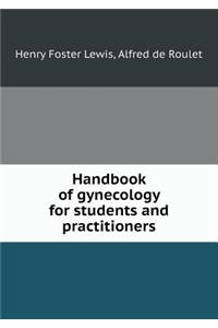 Handbook of Gynecology for Students and Practitioners