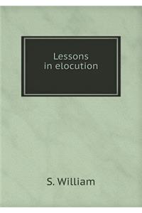 Lessons in elocution