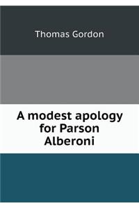 A modest apology for Parson Alberoni
