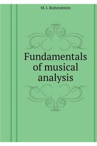 Fundamentals of Musical Analysis