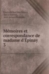 Memoires et correspondance de madame d'Epinay