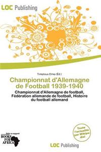 Championnat D'Allemagne de Football 1939-1940