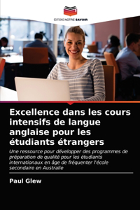 Excellence dans les cours intensifs de langue anglaise pour les étudiants étrangers