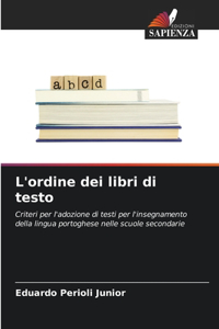 L'ordine dei libri di testo