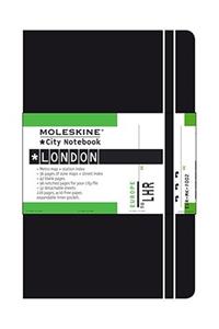 Moleskine City Notebook - London, Pocket, Black, Hard Cover (3.5 X 5.5)
