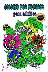 Colorea por números para adultos NEW