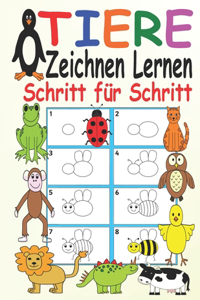 Tiere Zeichnen Lernen Schritt für Schritt