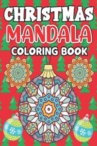 Christmas Mandala Coloring Book