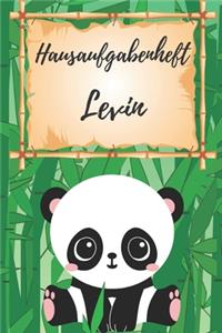 Hausaufgabenheft Levin