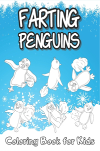 Farting Penguins Coloring Book