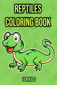 Reptiles Coloring Book for Kids