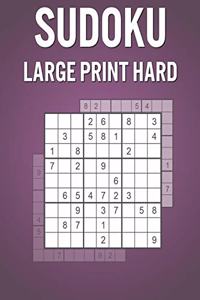 Sudoku Large Print Hard