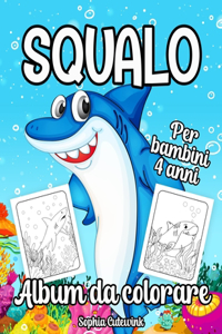 Squalo Album da Colorare per Bambini