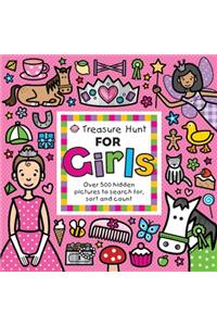 Treasure Hunt for Girls: Over 500 Hidden Pictures to Search For, Sort and Count!