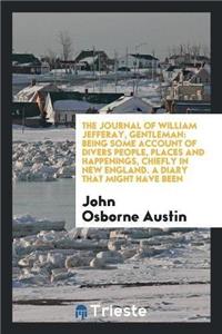 The Journal of William Jefferay, Gentleman