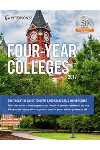 Peterson's Four-Year Colleges 2017