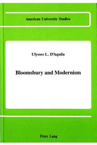 Bloomsbury and Modernism