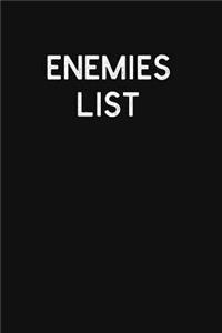 Enemies List