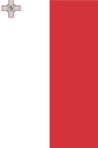 Malta Flag Notebook - Maltese Flag Book - Malta Travel Journal