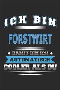 Ich bin Forstwirt Damit bin ich automatisch cooler als du