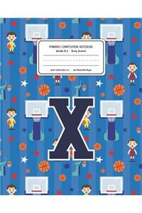 Primary Composition Notebook Grades K-2 Story Journal X