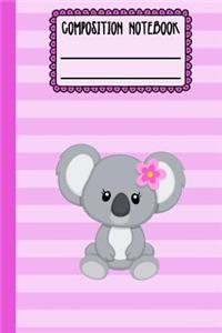 Koala Composition Notebook
