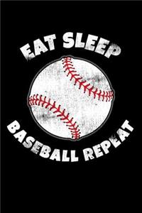 Eat Sleep Baseball Repeat