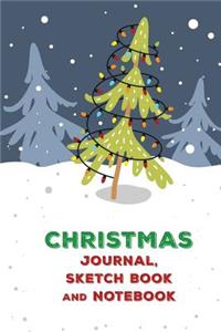 Christmas Journal, Sketch Book and Notebook